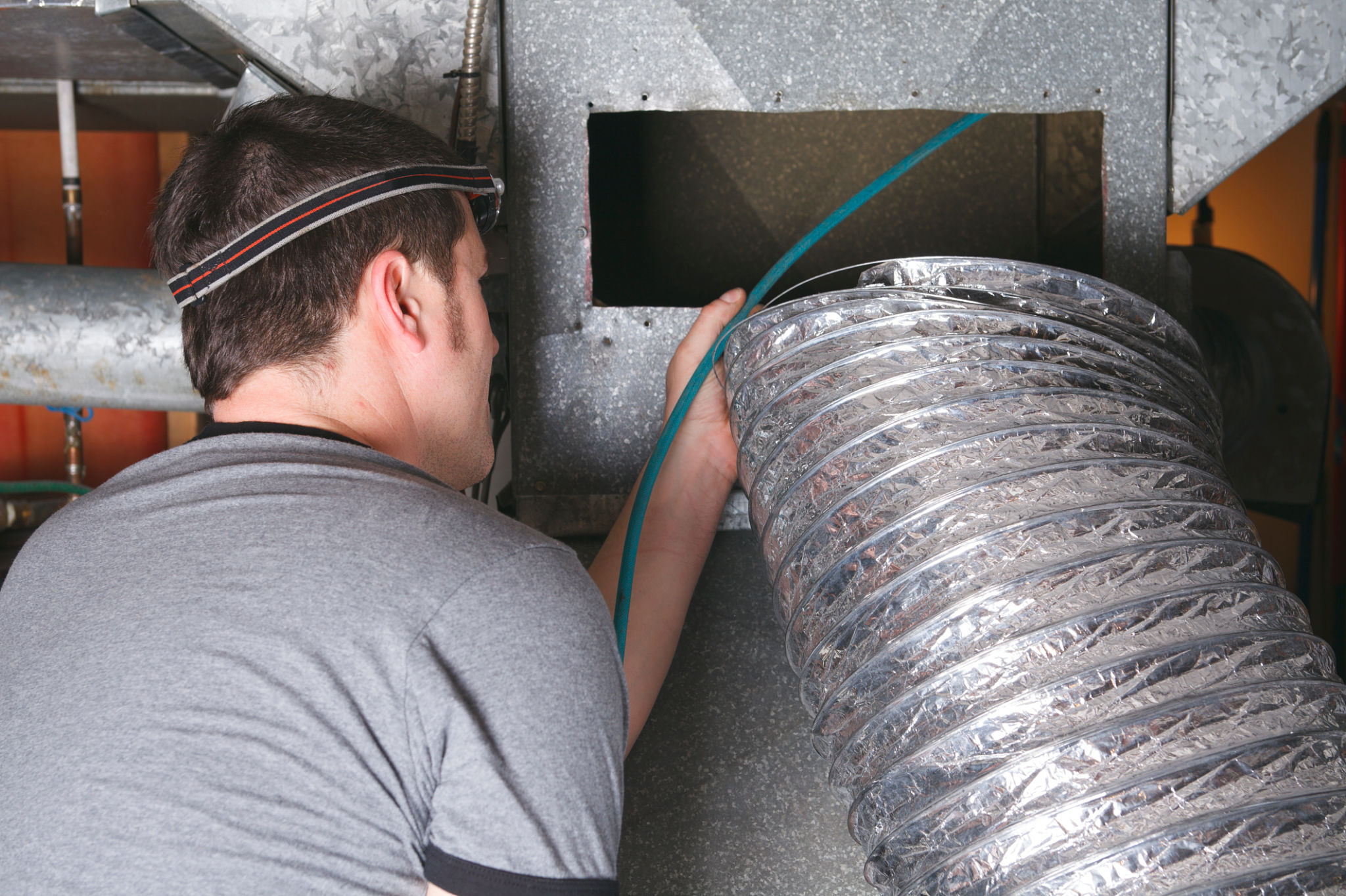 replaceing duct work in crawl place