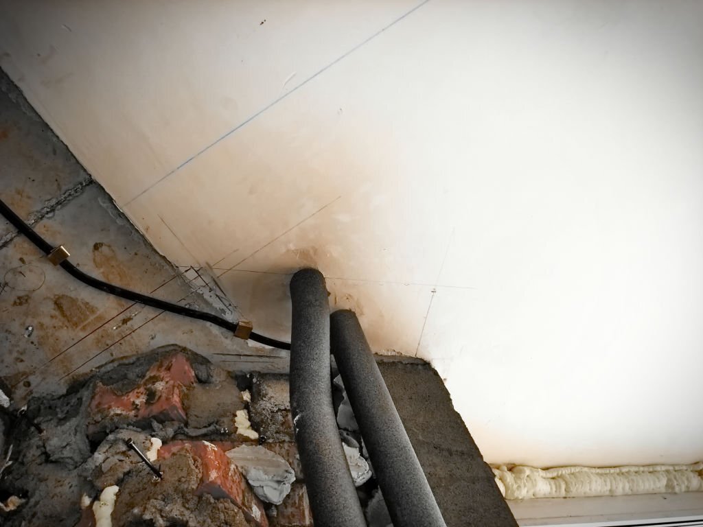 Damaged Duct In Crawl Place